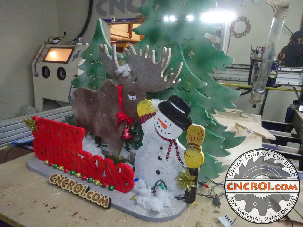 christmas-display-1 Custom Christmas Display: CNC Laser & CNC Router