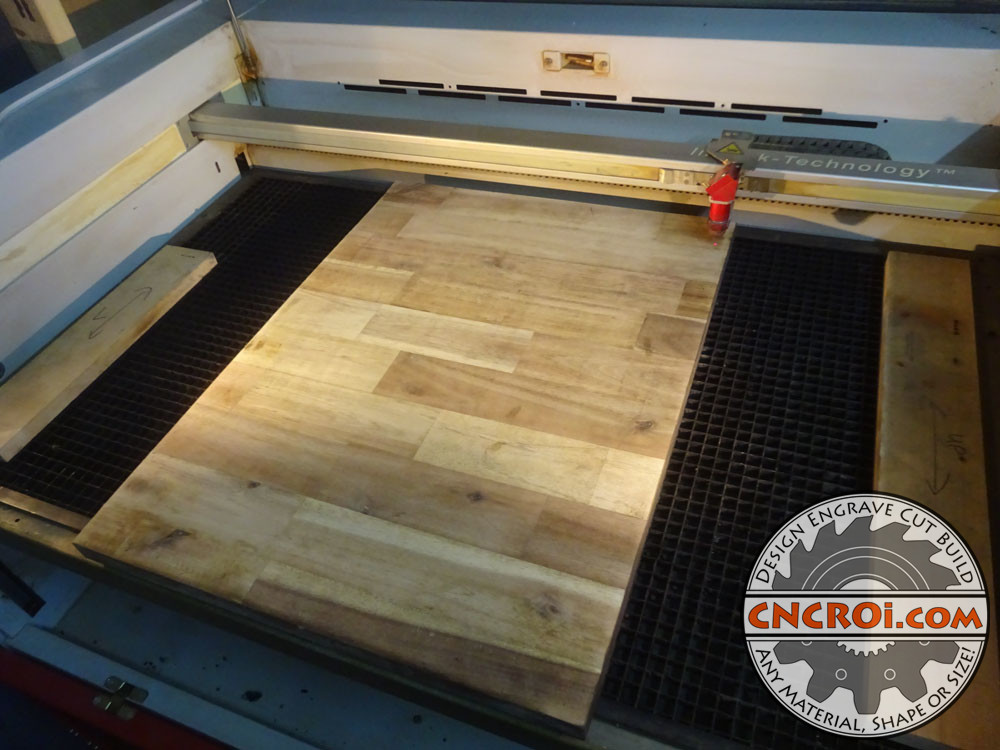 acadia-cutting-board-1 Acadia Cutting Board: CNC Laser Engraved Wood