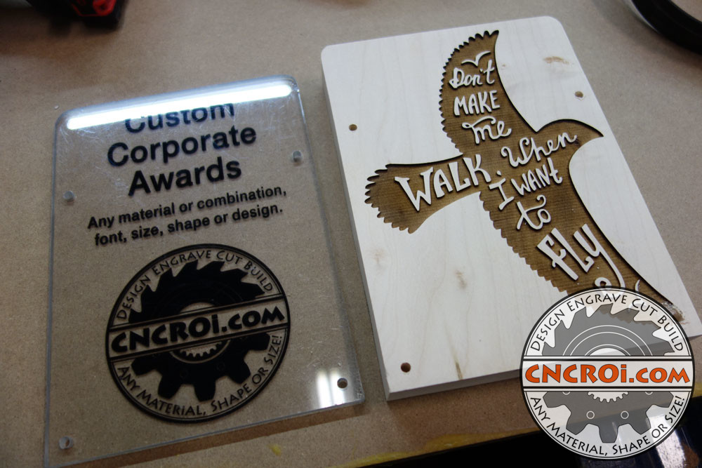 custom-awards-1 Custom Unique Awards: Maple + Polycarbonate