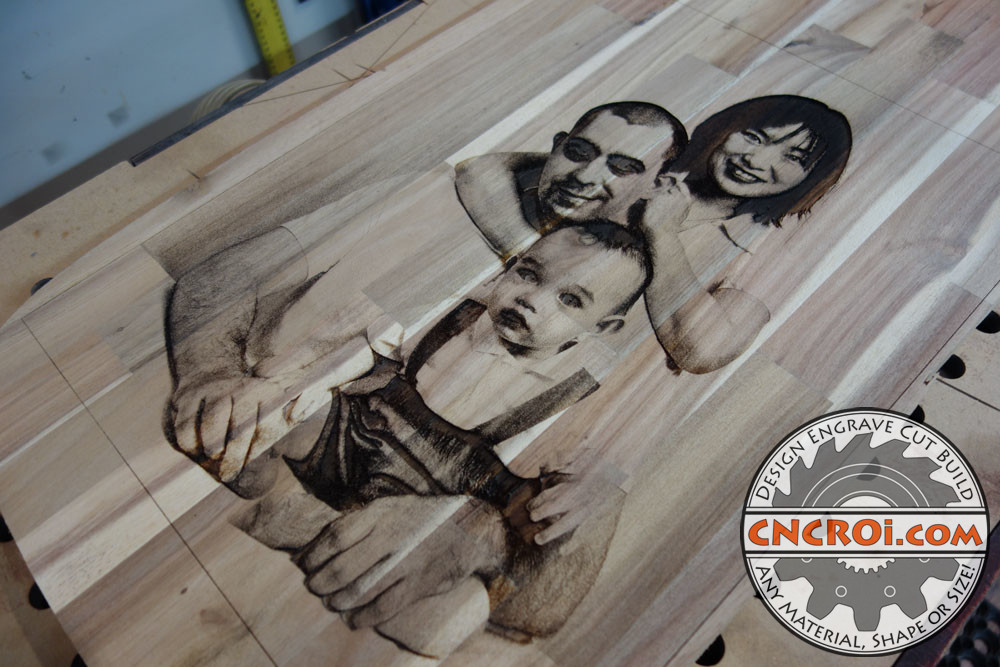 family-pyrography-1 Wood Family Portraits: Pyrographic Acacia