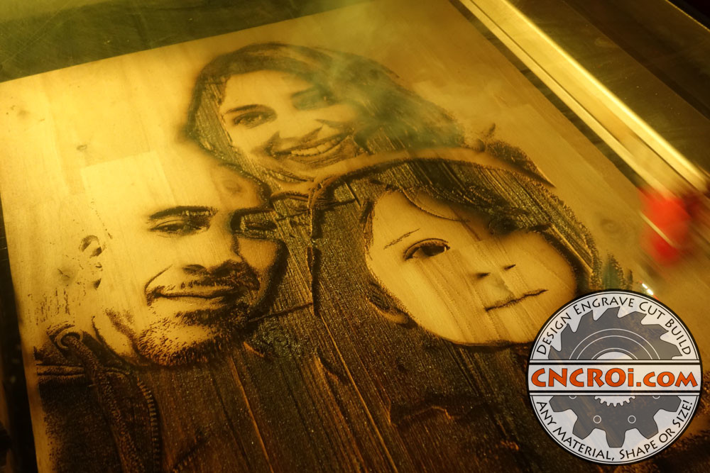 wood-pyrography-1 Family Portrait Pyrography on Acacia