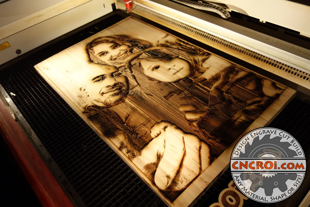 wood-pyrography-1 Family Portrait Pyrography on Acacia