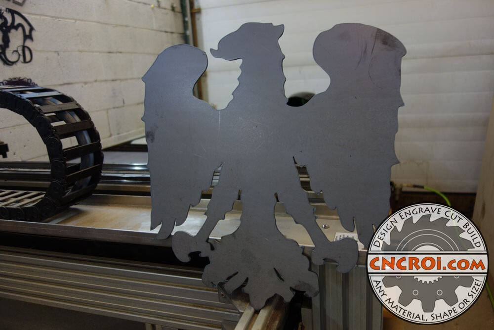 metal-bird-1 Custom Mild Steel Bird: CNC Plasma Cutting