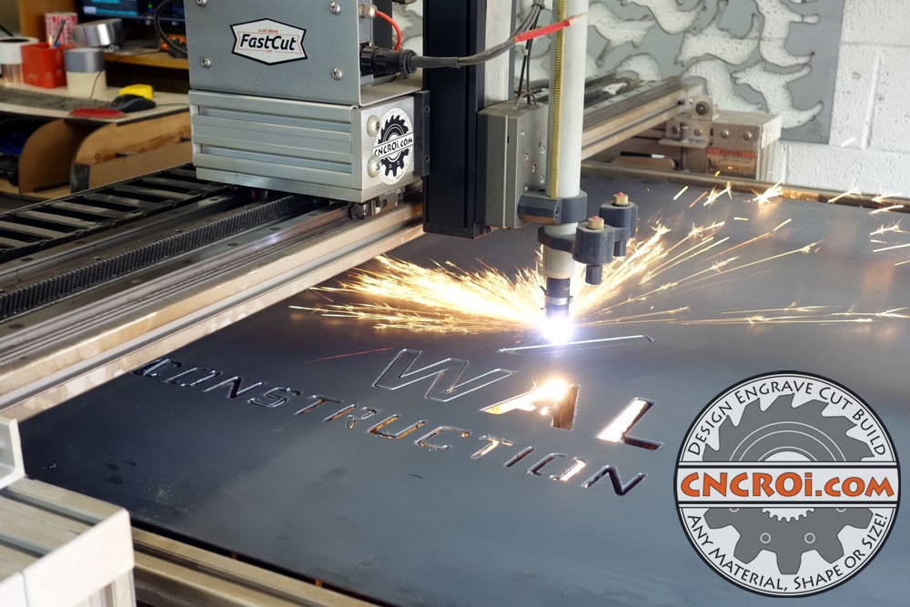 plasma-cut-sign-1 Plasma Cut Business Sign: 12 ga Hot Rolled Mild Steel