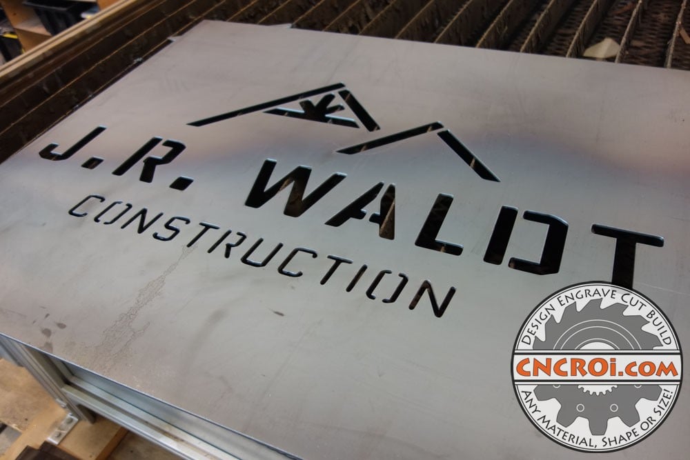 plasma-cut-sign-1 Plasma Cut Business Sign: 12 ga Hot Rolled Mild Steel