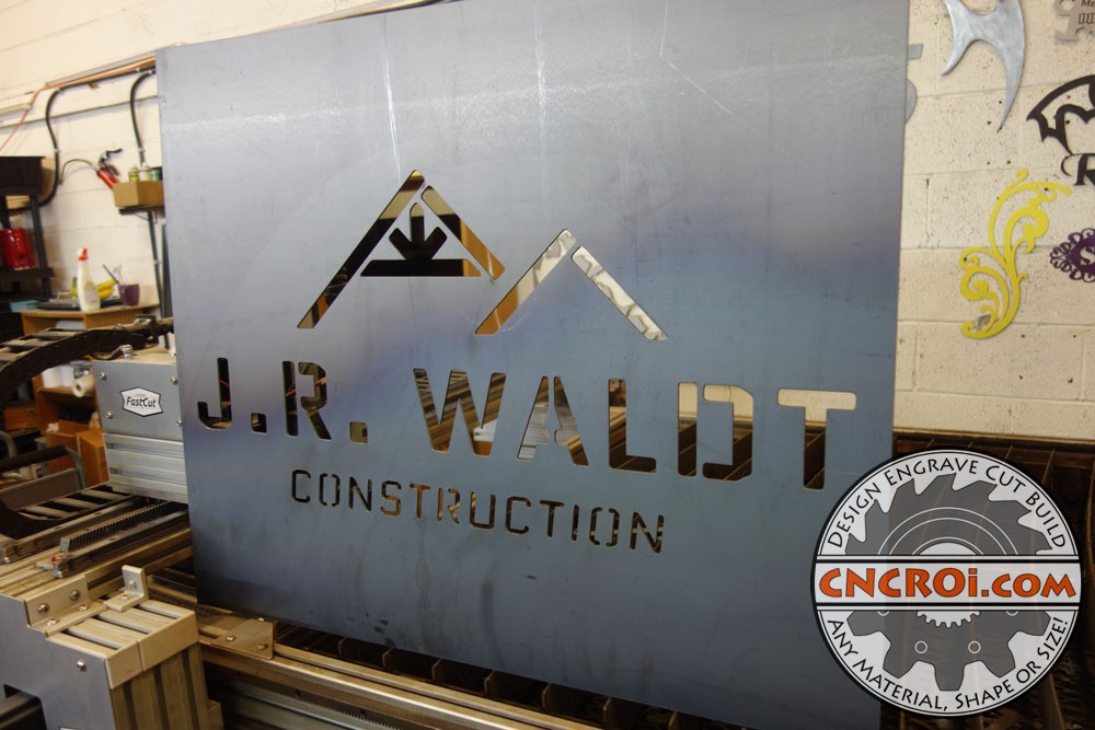 plasma-cut-sign-1 Plasma Cut Business Sign: 12 ga Hot Rolled Mild Steel