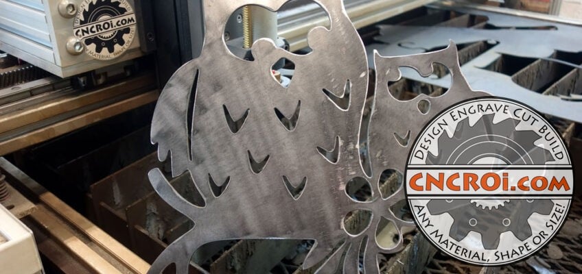 custom-steel-owls-x9-848x400 Custom Steel Owls: Plasma Cutting 12 ga Hot Rolled Steel