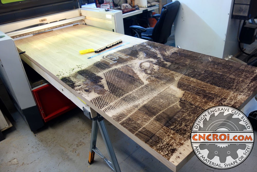 oak-door-engraving-1 Custom Huge Oak Doors: CNC Laser Engraving