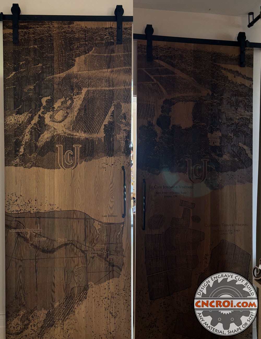 oak-door-engraving-1 Custom Huge Oak Doors: CNC Laser Engraving