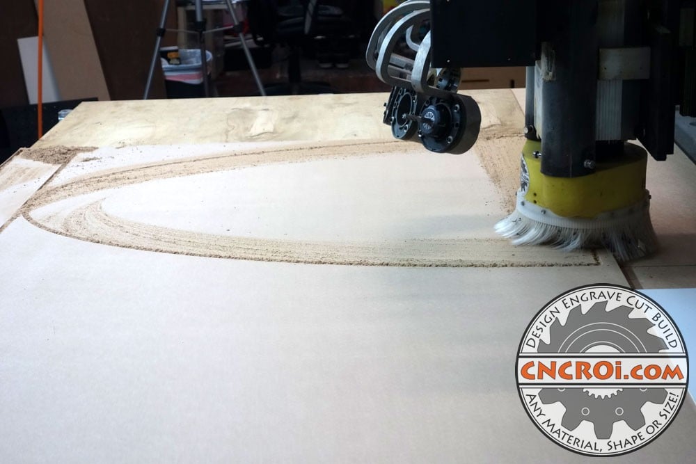 custom-oval-9 Large Custom Oval: CNC Routering 5/8" MDF