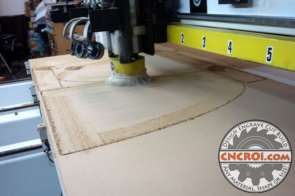 custom-oval-9 Large Custom Oval: CNC Routering 5/8" MDF