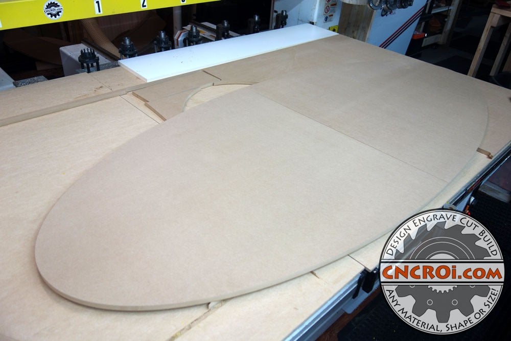 custom-oval-9 Large Custom Oval: CNC Routering 5/8" MDF