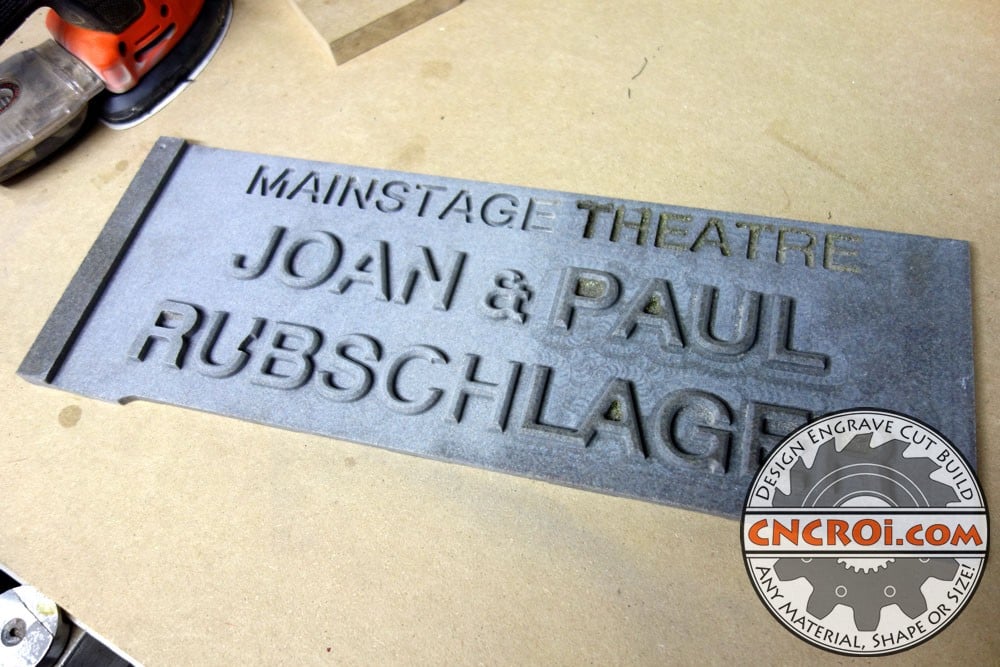 solid-surface-plaques-1 Custom Solid Surface Plaques: 1" Thick Glacier White Corian Carving