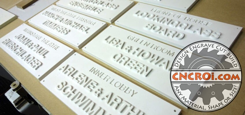 solid-surface-plaques-xx7-848x400 Custom Solid Surface Plaques: 1" Thick Glacier White Corian Carving