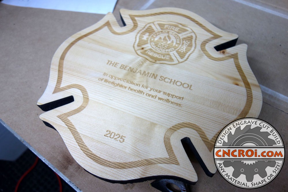 small-rescue-1 Small Custom Fire Rescue Marshal Plaque: Poplar (Part 2 of 3)