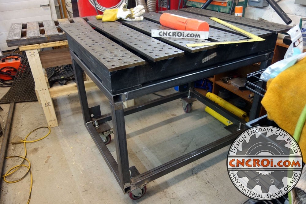 welding-table-base-1 Custom Welding Table Base: 2" Square 1/8" Wall Tubing