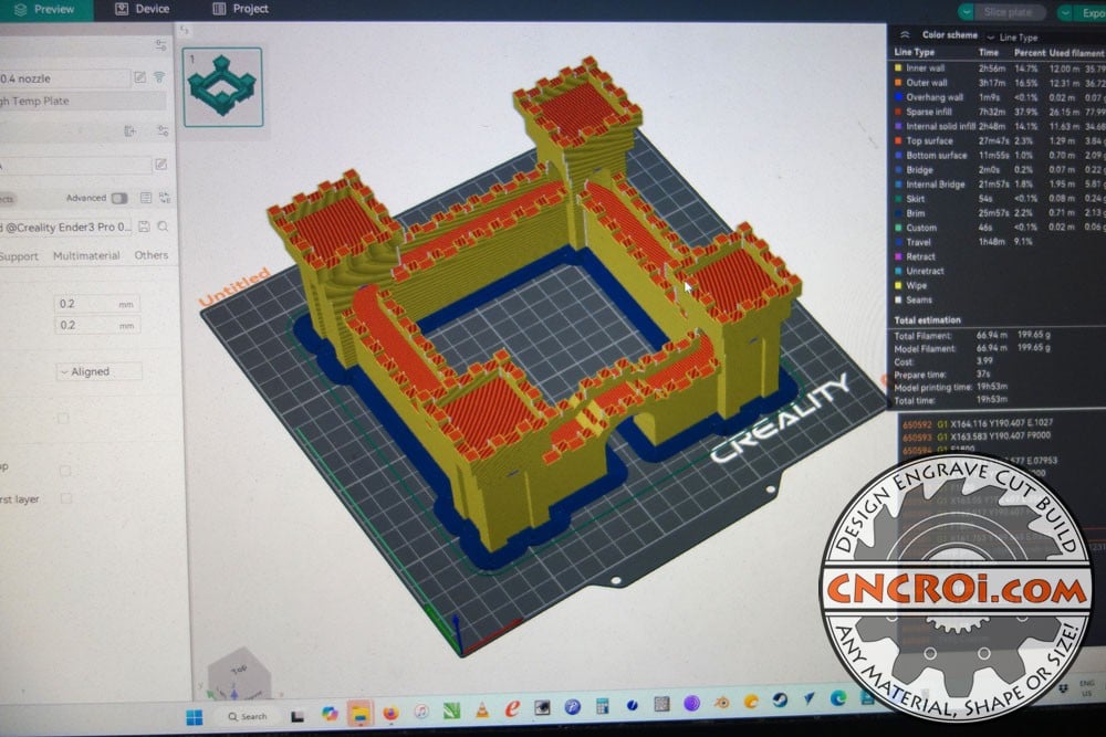 medieval-castle-walls-1 12 Years of 3D Printing Progress: Creality Ender 3 Pro vs 3D Systems Cube