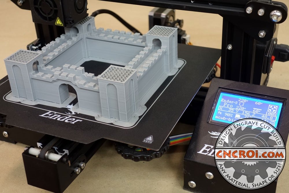 medieval-castle-walls-1 12 Years of 3D Printing Progress: Creality Ender 3 Pro vs 3D Systems Cube