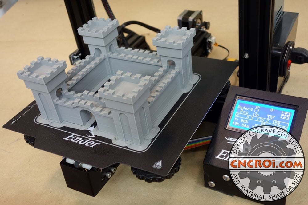 medieval-castle-walls-1 12 Years of 3D Printing Progress: Creality Ender 3 Pro vs 3D Systems Cube