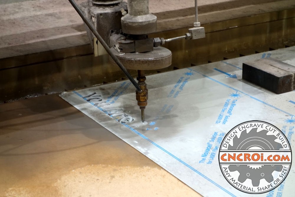 underwater-sign-1 Underwater Metal Signs: Waterjet Cut 11ga 316SS #4 Finish