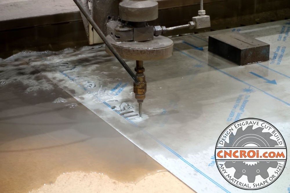 underwater-sign-1 Underwater Metal Signs: Waterjet Cut 11ga 316SS #4 Finish