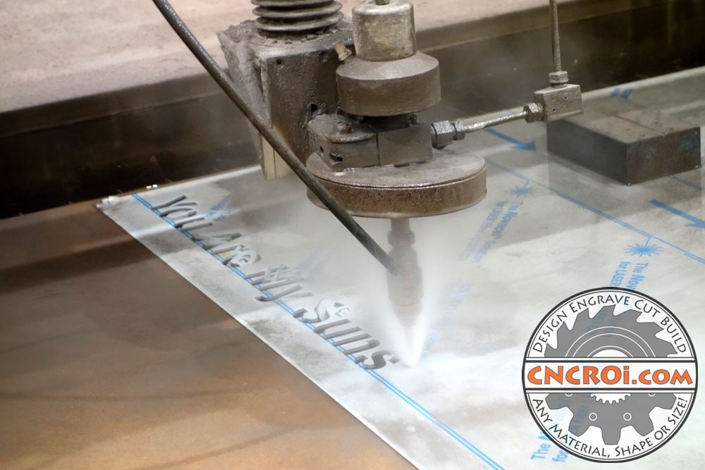 underwater-sign-1 Underwater Metal Signs: Waterjet Cut 11ga 316SS #4 Finish