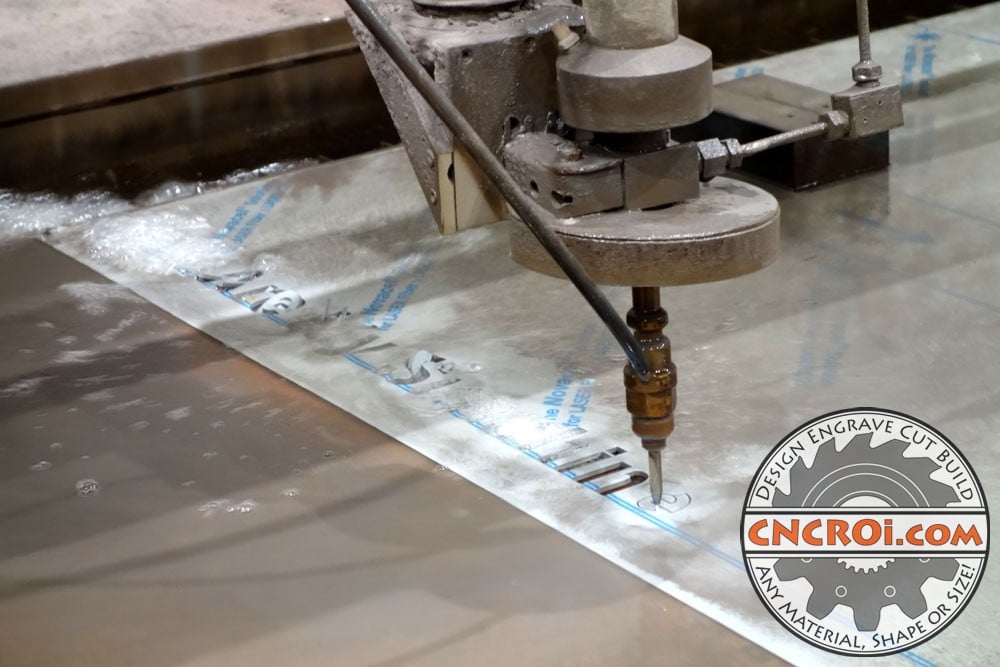 underwater-sign-1 Underwater Metal Signs: Waterjet Cut 11ga 316SS #4 Finish