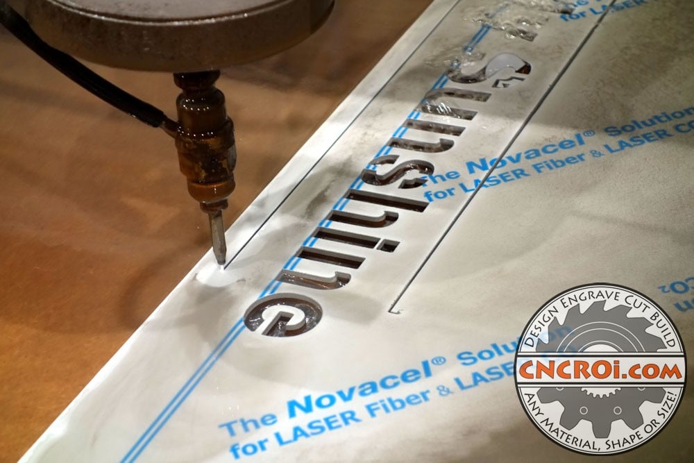 underwater-sign-1 Underwater Metal Signs: Waterjet Cut 11ga 316SS #4 Finish