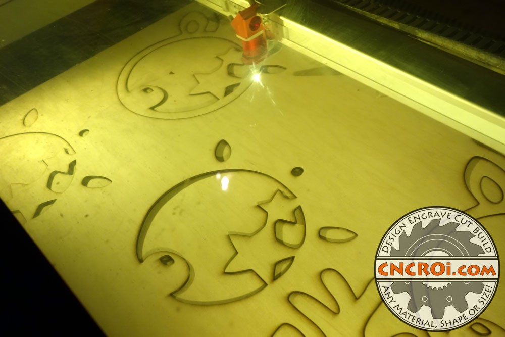 ornaments-plywood-1 Custom Holiday Ornaments: CNC Laser Cut Plywood