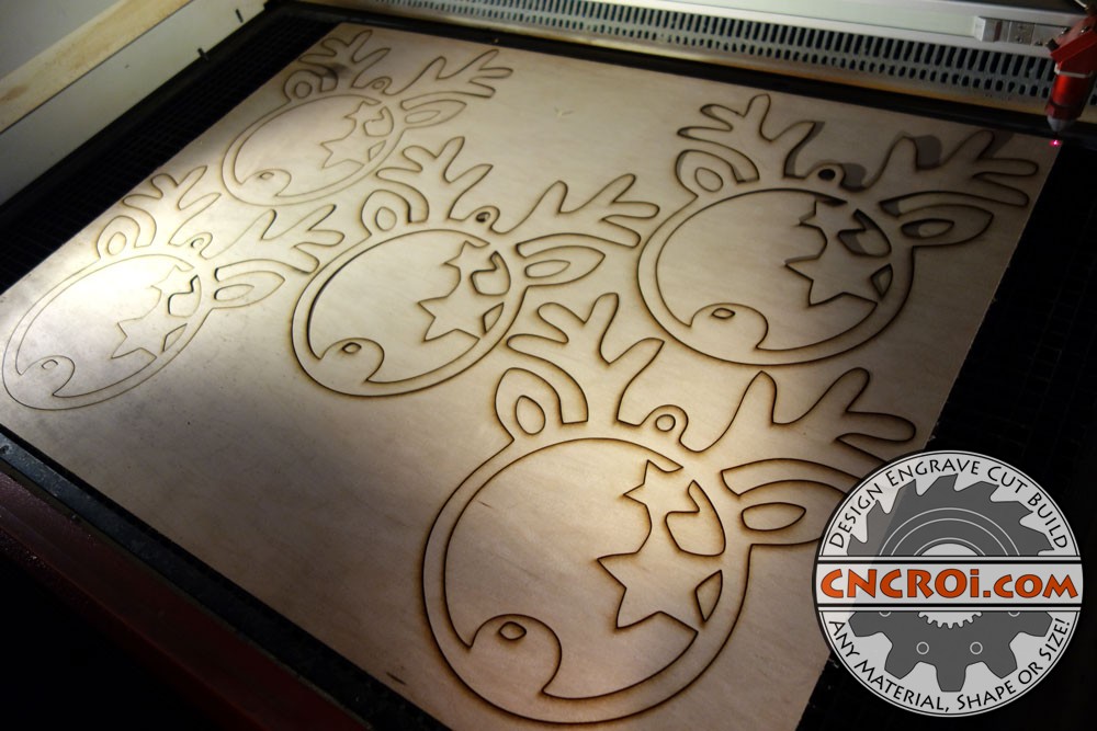 ornaments-plywood-1 Custom Holiday Ornaments: CNC Laser Cut Plywood