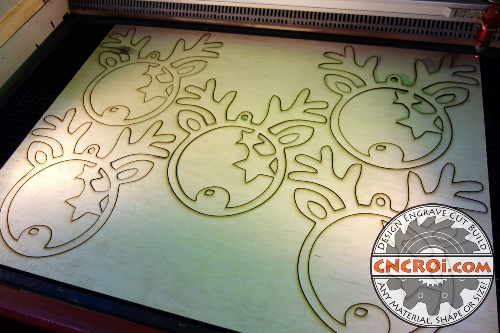 ornaments-plywood-1 Custom Holiday Ornaments: CNC Laser Cut Plywood
