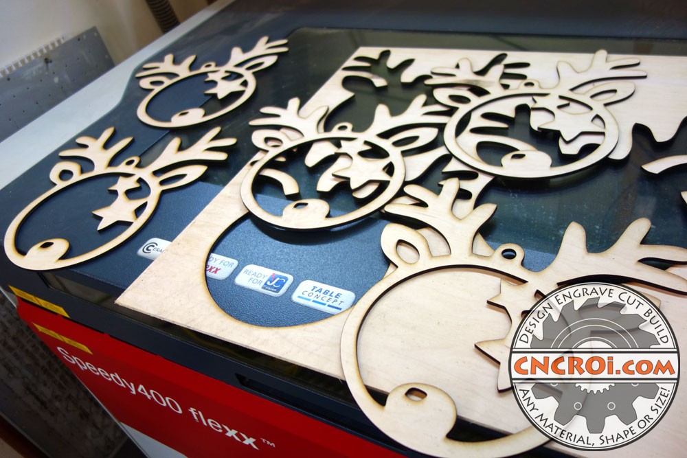 ornaments-plywood-1 Custom Holiday Ornaments: CNC Laser Cut Plywood