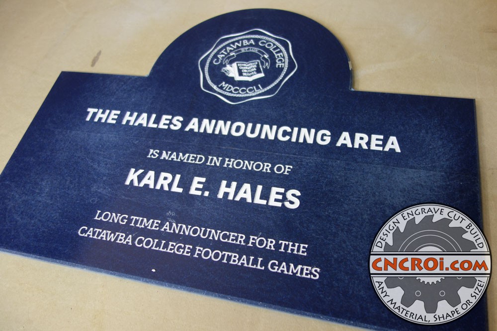 plaque-college-corian-1 Custom Corian College Plaque