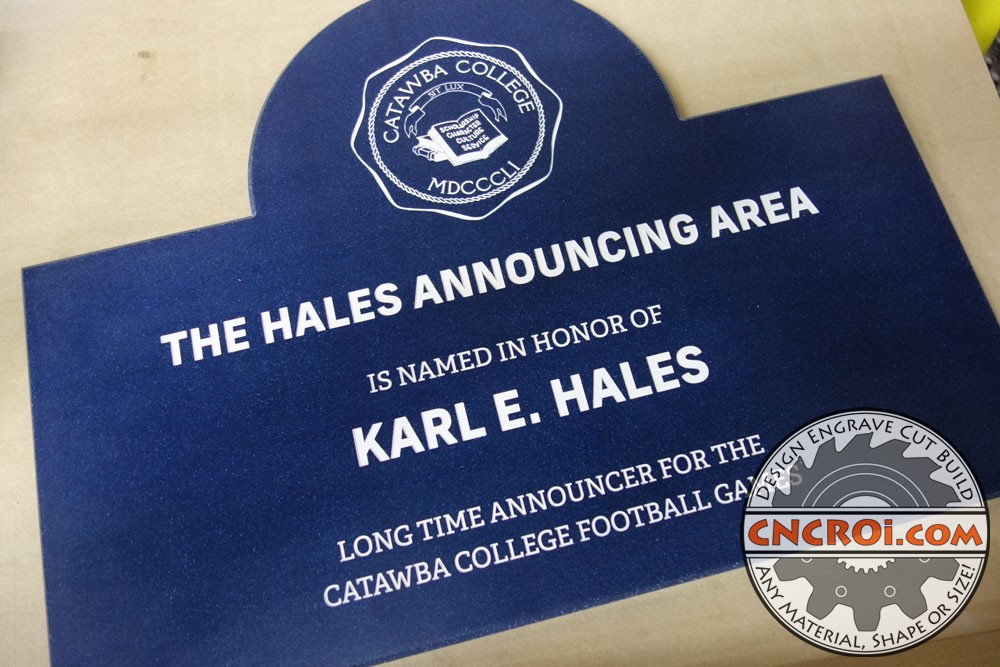 plaque-college-corian-1 Custom Corian College Plaque